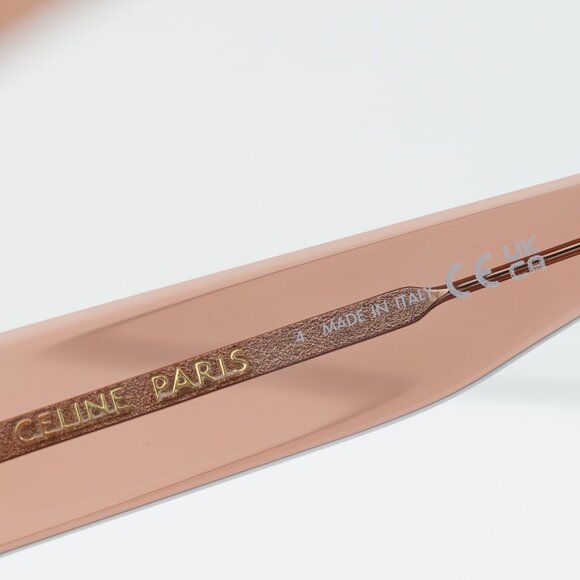 Celine CL40280U 74V Rectangle Sunglasses - Rose/Blue - Picture 10 of 10